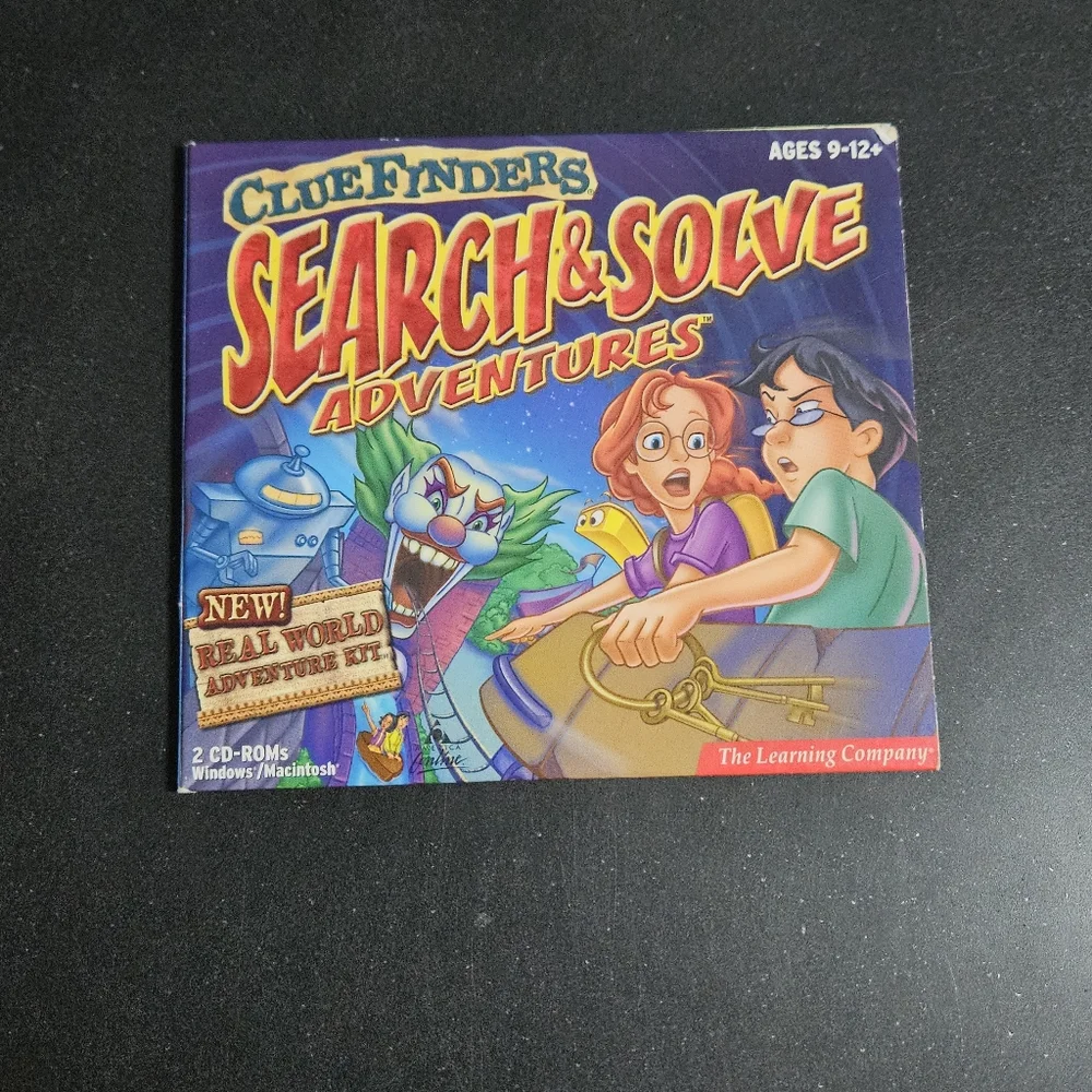 2000 Clue Finders Search & Solve Adventures PC game Windows 95